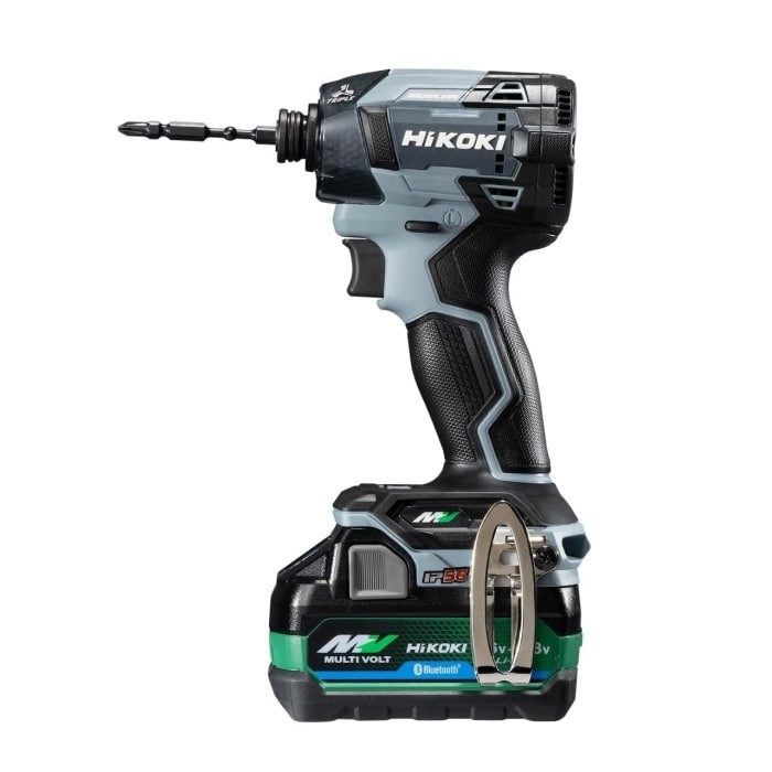 HiKOKI WH36DD (2XHSZ)(IG) アイスグレー (バッテリー×2個、充電器、ケース、力こぶビット付) 電動 工具 18V 5.0Ah 200N・m 36V 2.5Ah 5段階 BSL36A18BX