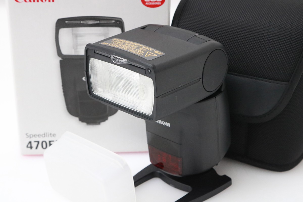【中古】【良品】キヤノン スピードライト 470EX-AI CA01-M6085-2E4 Canon クリップオン ストロボ フラッシュ ワイヤレス 単3 中古