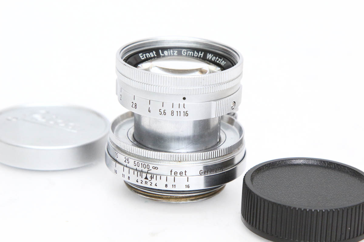 【中古】【ジャンク品】ライカ Summicron 5cm F2 L39マウント CA01-R2624-2M6C-ψ ライカ LEICA ズミクロン