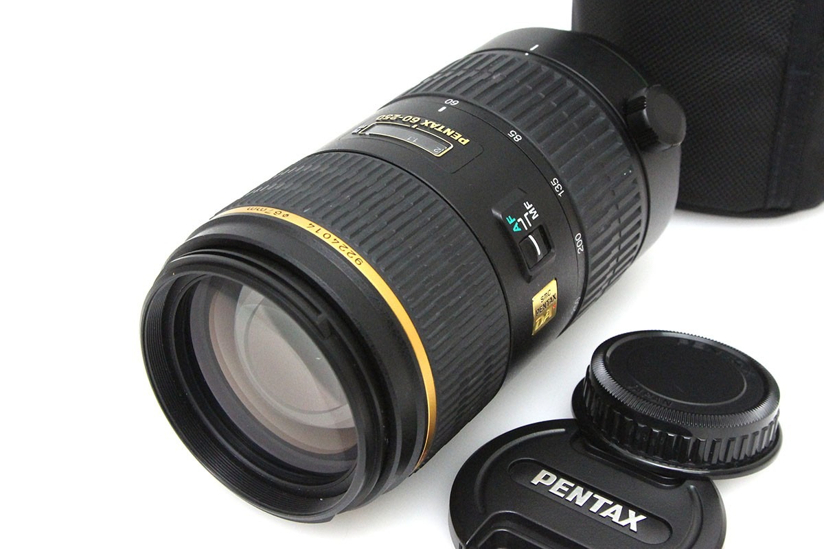 【中古】【美品】ペンタックス smc PENTAX-DA★ 60-250mmF4ED [IF] SDM CA01-P382-2O3B ペンタックス Kマウント PENTAX 望遠ズーム AF/MF APS-C 高倍率｜アキバ流通プラス店