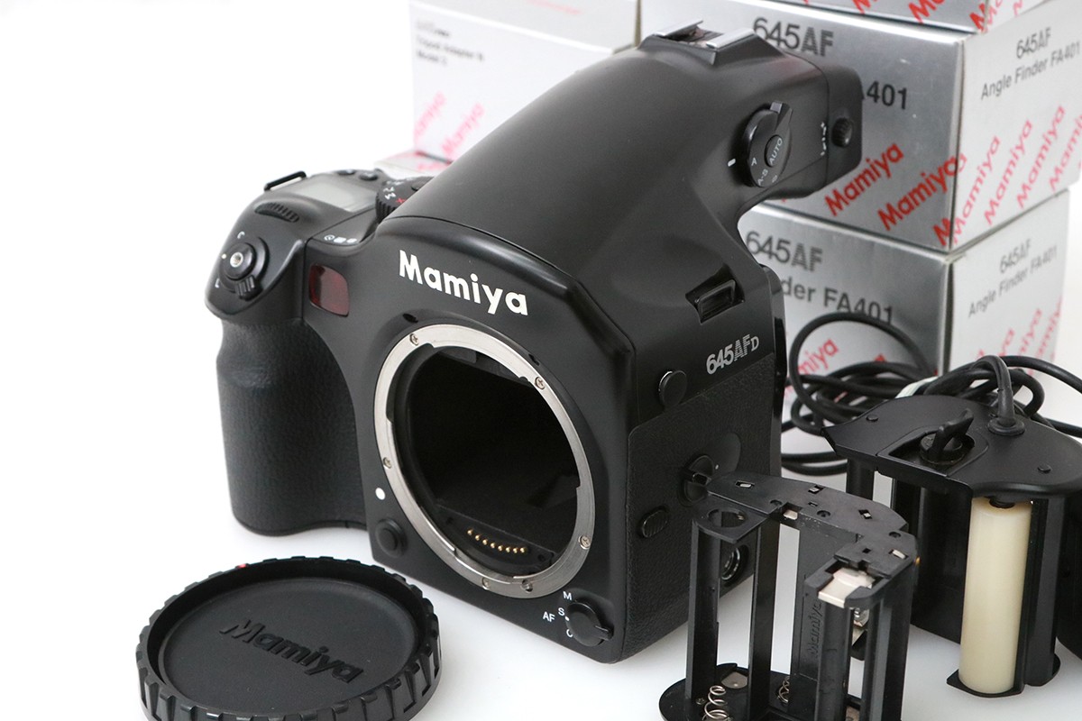 【中古】【ジャンク品】マミヤ Mamiya 645 AFD ボディ CA01-M4768-2J4-ψ Mamiya 中判 デジタル 一眼レフ オートフォーカス アングルファインダー 中古｜アキバ流通プラス店