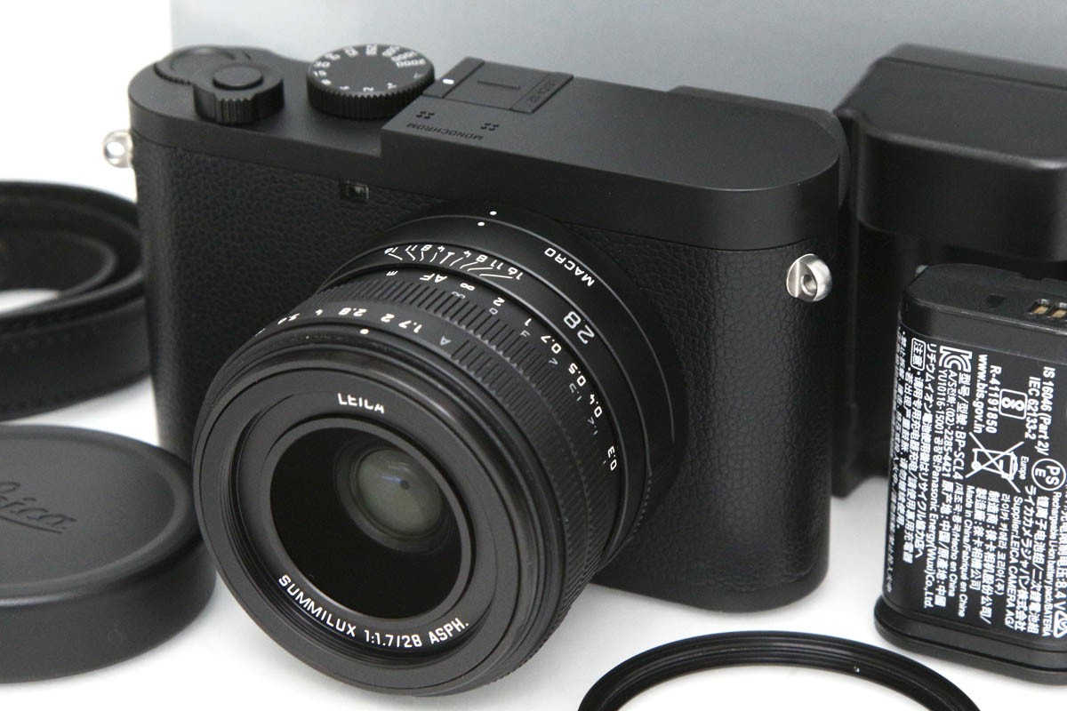 【中古】【美品】ライカ Q2 モノクローム CA01-R2232-2K3 LEICA フルサイズ デジタルカメラ デジカメ コンデジ 大口径 EVF 中古 313,560円