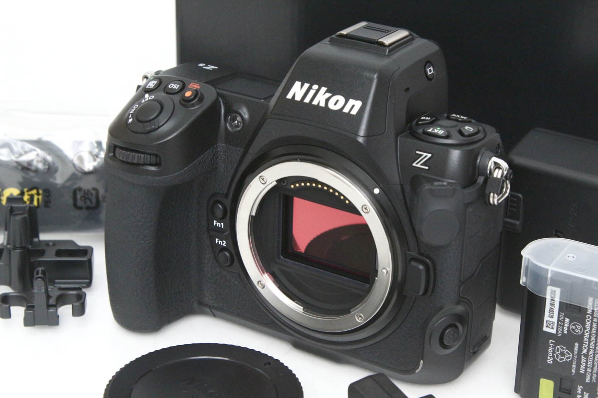 【中古】【良品】ニコン Z 8 上半身（検出器洗い濯ぎ済み） CA01-R2049-2P4 ニコン Zマウント Nikon 銀鏡受け答え フルサイズ 手ブレ手を加える 4K相応う