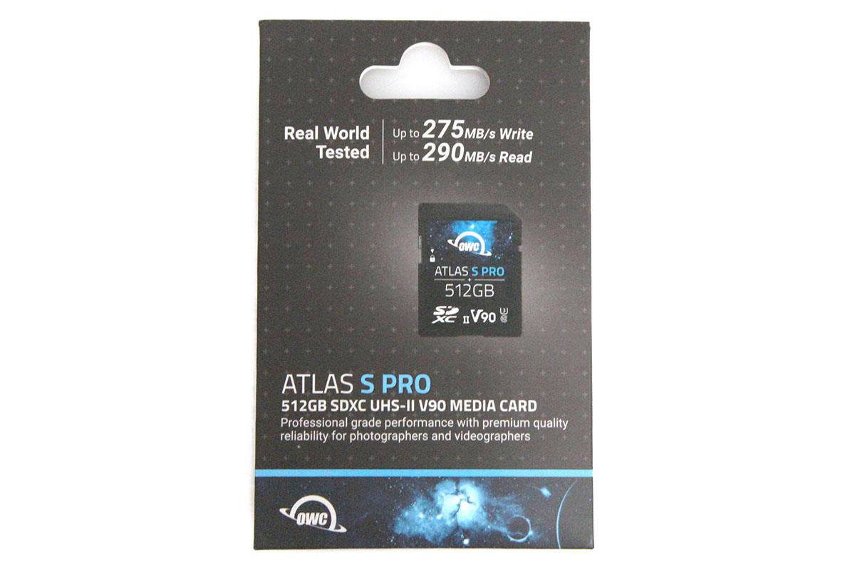 OWC ATLAS S PRO OWCSDV90P0512 512GB SDXC UHS-II V90 MEDIA CARD SD歌留多 記憶装置 書きとどめる 読み込む 資料 保護すること OWC