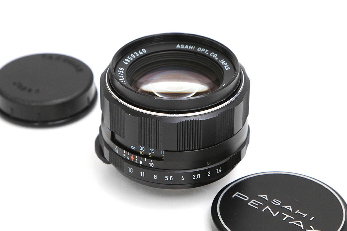 【中古】【お買い得品】ペンタックス Super-Multi-Coated Takumar 50mm f1.4 CA01-B900-2A1D-ψ ペンタックス オールドレンズ Takumar 一眼レフ用