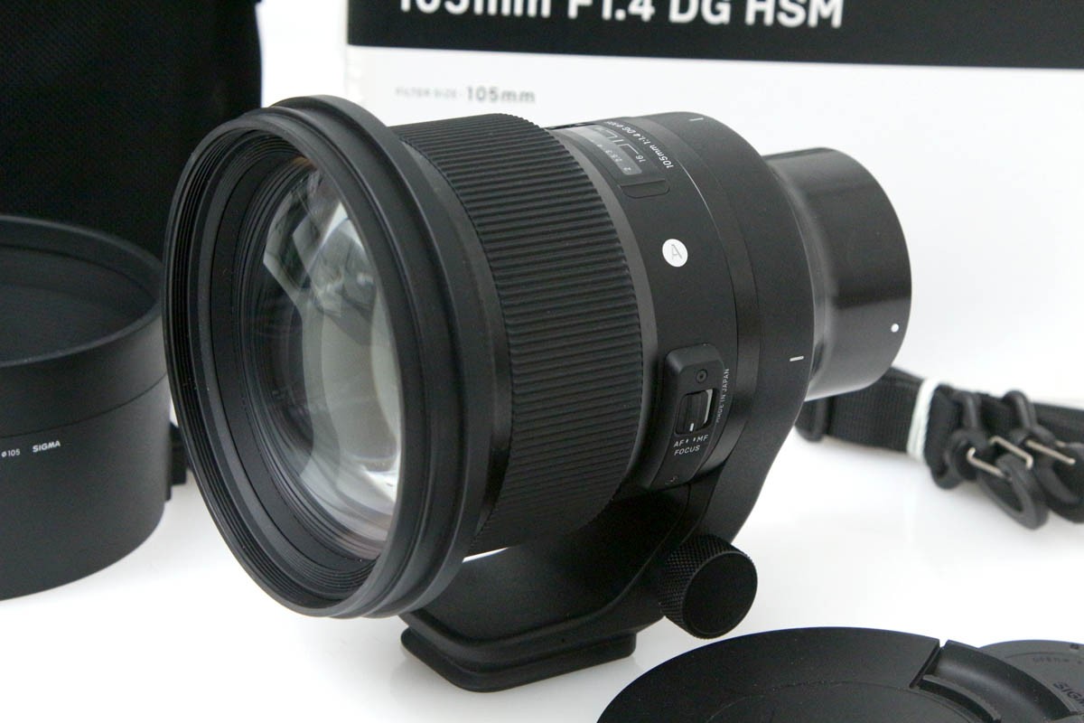 【中古】【美品】シグマ 105mm F1.4 DG HSM ソニーEマウント用 CA01-R1472-2C5 α Eマウント 単焦点 大口径中望遠 AF/MF フルサイズ|アキバ流通プラス店