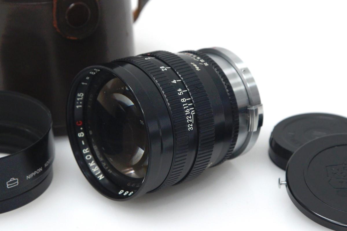 【中古】【並品】ニコン NIKKOR-C・S AUTO 8.5cm F1.5 γT892-2M8