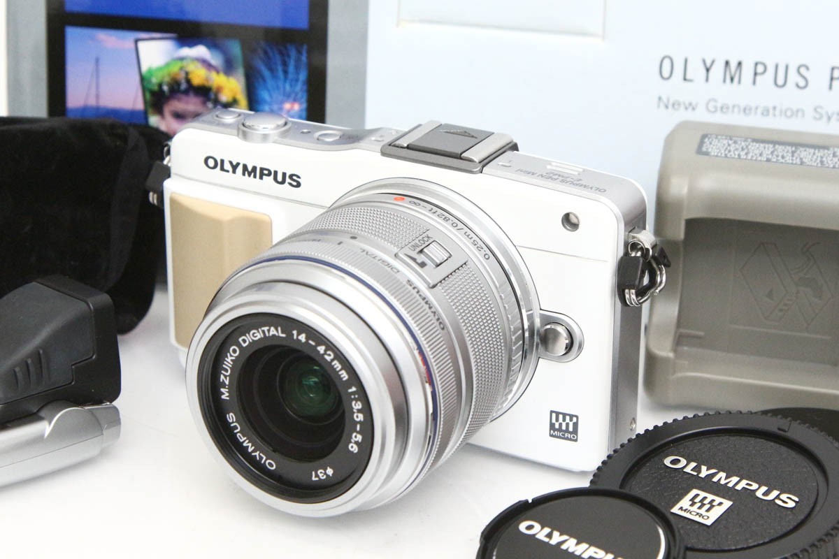 【中古】【お買い得品】オリンパス OLYMPUS PEN mini E-PM2 水晶体一揃いの道具 CA01-R5285-3X2 マイクロフォーサーズ 手ブレ手を加える 標準尺度望遠レンズ 水晶体付き添い人 仕掛ける 中古