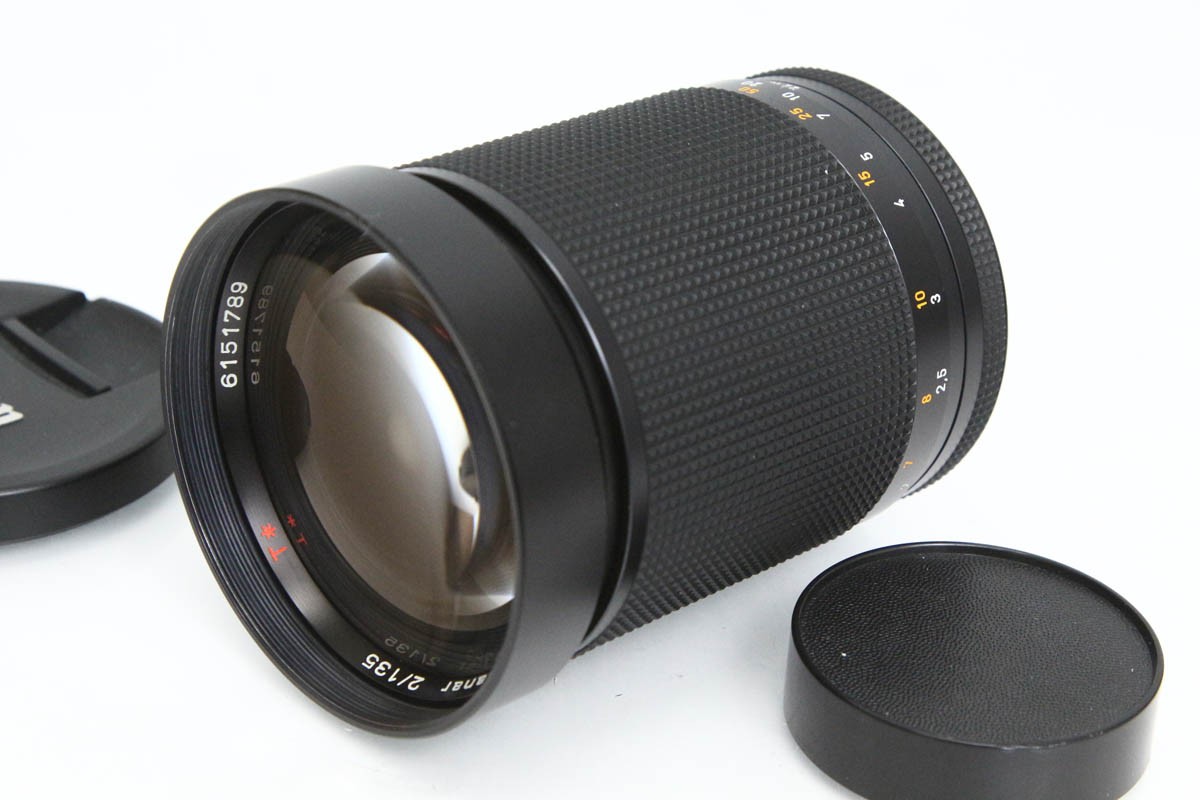 【中古】【並品】コンタックス Carl Zeiss Planar T* 135粍 F2 AEG CA01-R4129-3T3D コンタックス CONTAX 一眼一眼レフ写真機用 MF