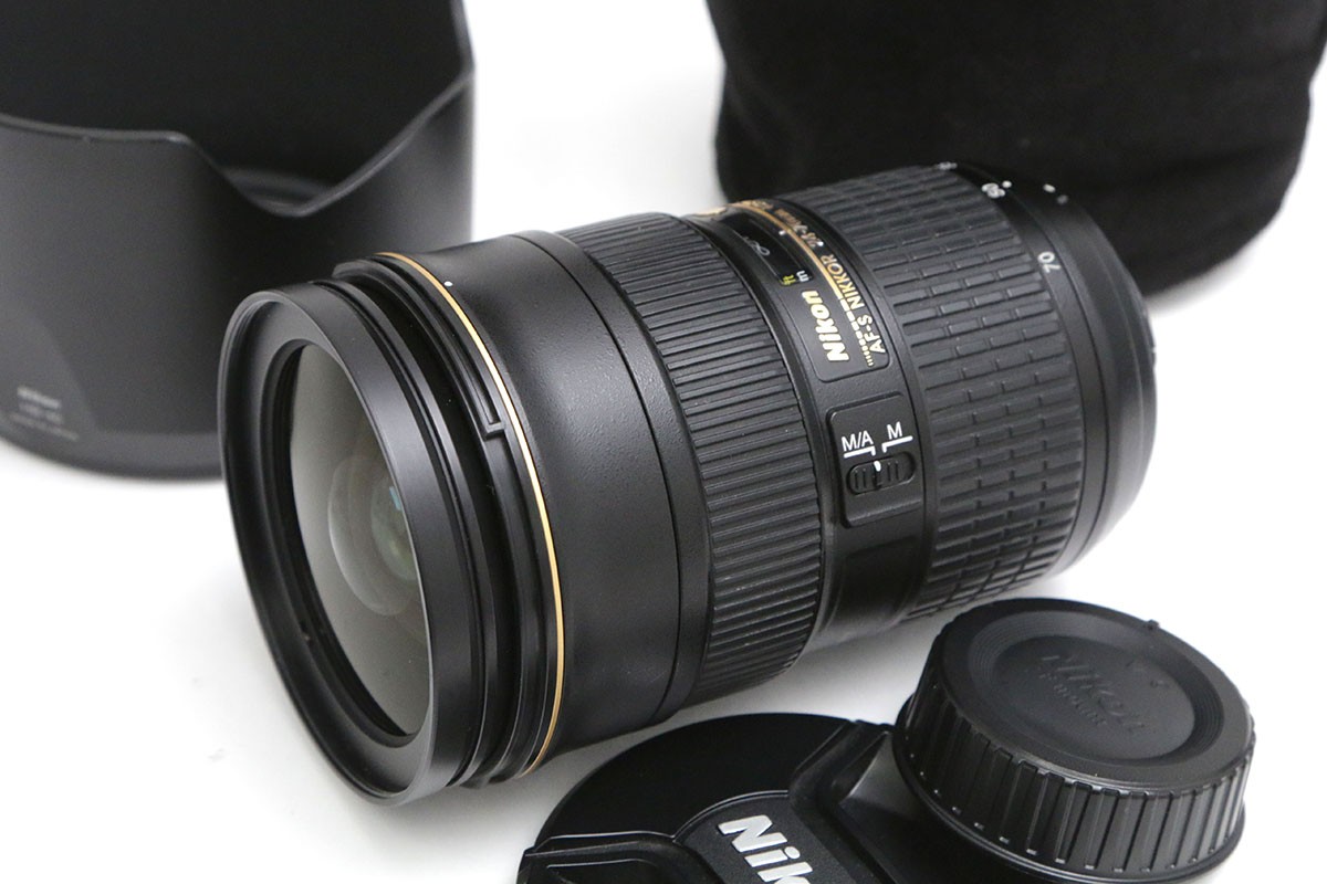 【中古】【お買い得品】ニコン AF-S NIKKOR 24-70粍 f/2.8G ED CA01-B4584-2M4 ニコン Fマウント Nikon 判定基準望遠レンズ NIKKOR AF/MF フルサイズ 大差しわたし