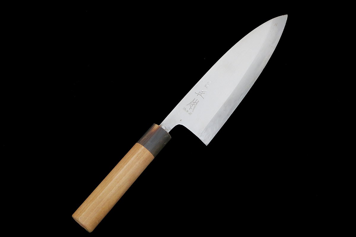 楽天市場】【中古】【並品】一竿子忠綱 特別打 身卸出刃包丁 八寸 霞