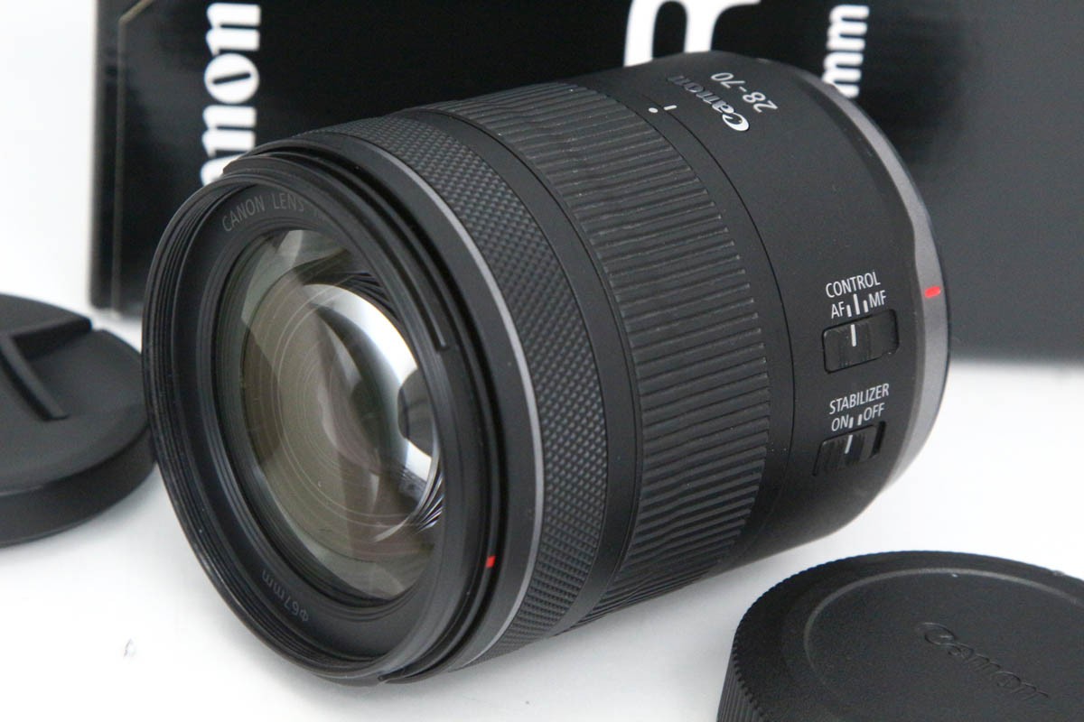【中古】【美品】キヤノン RF28-70粍 F2.8 IS STM CA01-R5669-2K3 Canon RFマウント フルサイズ 大差しわたし 標準尺度望遠レンズ 手ブレ手を加える 中古