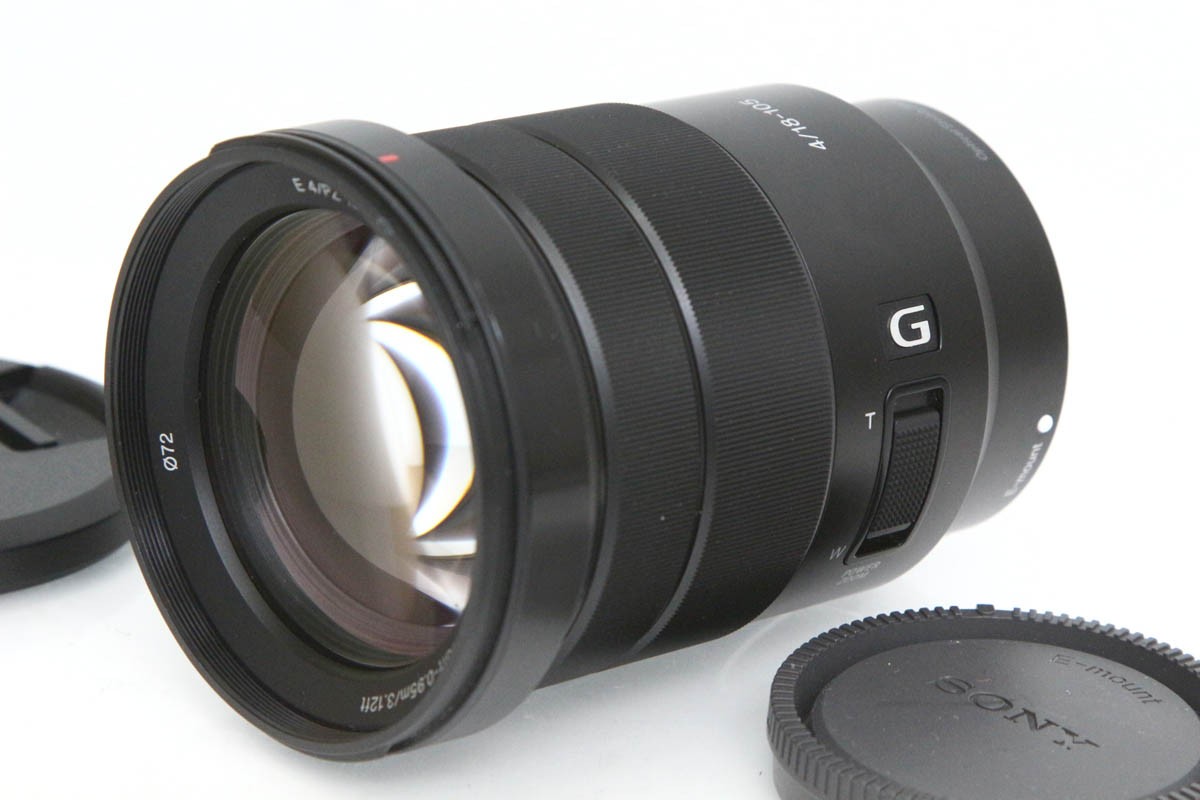 【中古】【美品】ソニー E PZ 18-105粍 F4 G OSS SELP18105G CA01-R5185-2N1C SONY Eマウント APS-C 標準尺度望遠レンズ 手ブレ手を加える G水晶体 中古