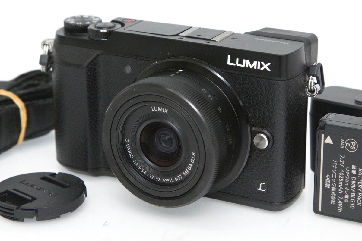 【中古】【良品】パナソニック LUMIX DMC-GX7MK2K-K 標準尺度望遠レンズ一揃いの道具 [黒いこと] CA01-R5434-3V1B Panasonic マイクロフォーサーズ 5軸手ブレ手を加える EVF 標準尺度望遠レンズ 水晶体付き添い人 書き割り 中古