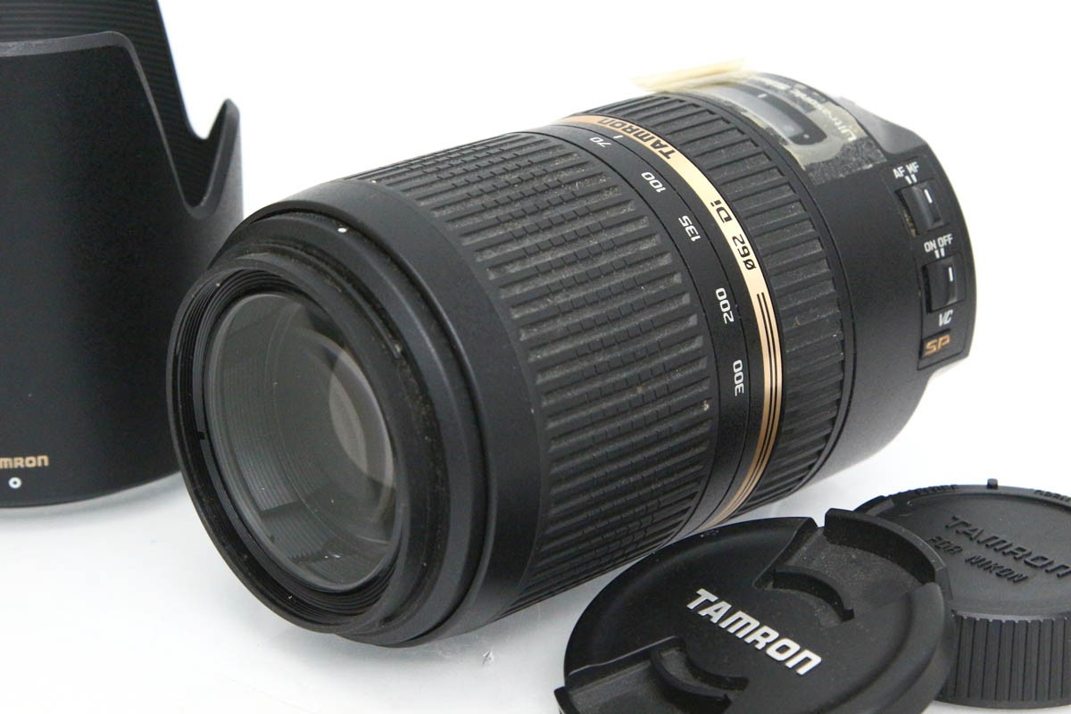 【中古】【お買い得品】タムロン SP 70-300粍 F/4-5.6 Di VC USD (Model A005) [ニコン用] CA01-R5467-2M4 TAMRON タムロン ニコンFマウント 望遠望遠レンズ AF/MF フルサイズ 手ブレ手を加える
