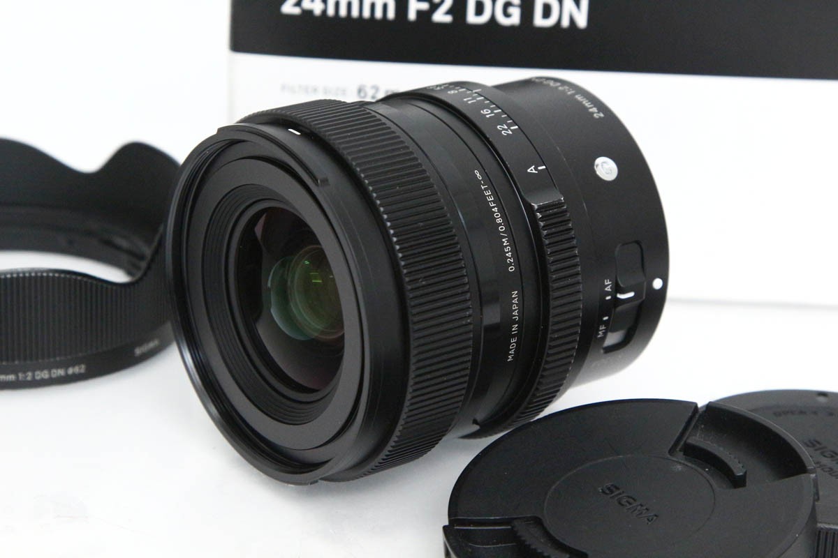 【中古】【並品】シグマ 24粍 F2 DG DN [ソニーE用] CA01-R5478-2B3 シグマ SIGMA α Eマウント 単興味の中心 AF/MF フルサイズ 広角