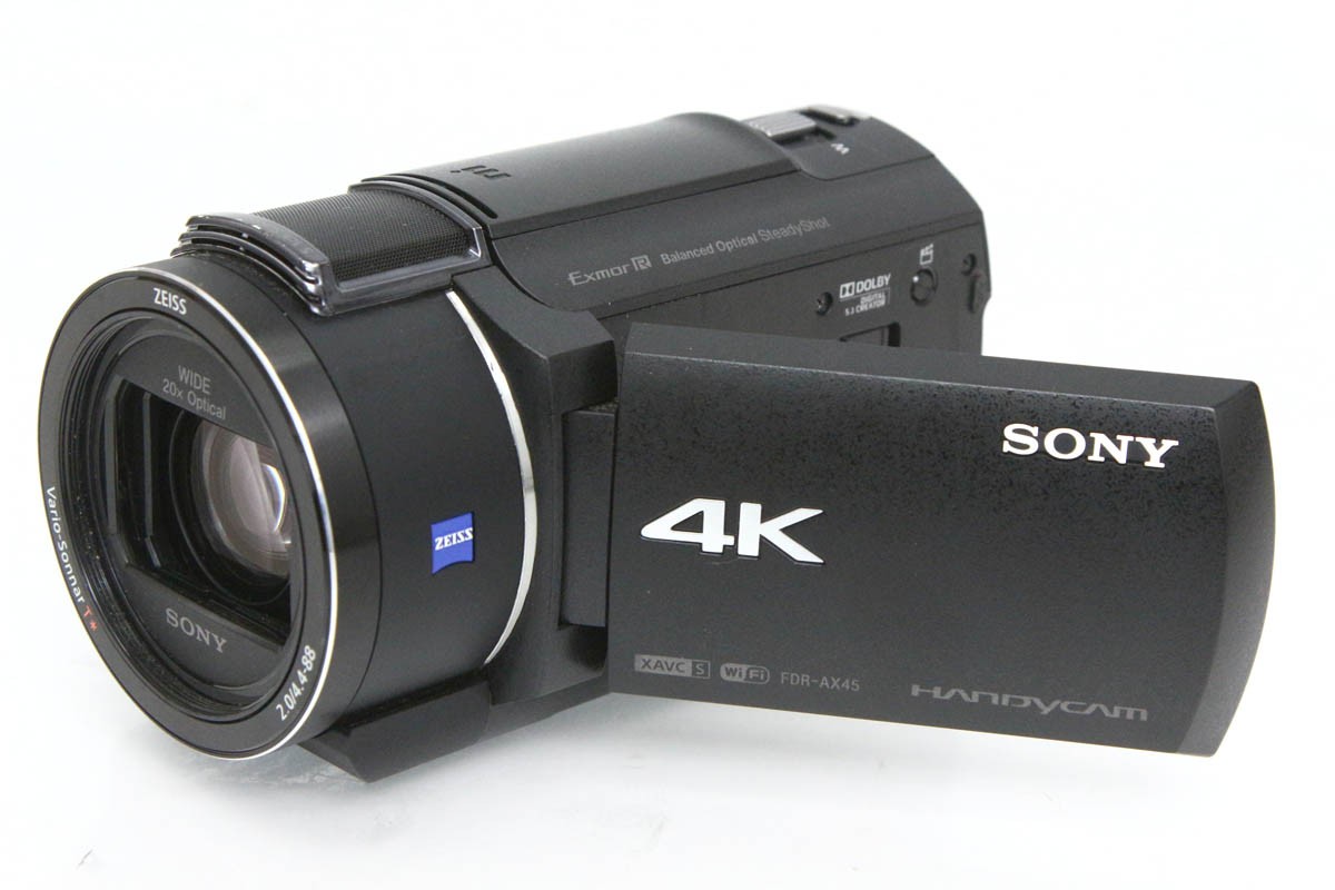 【中古】【良品】ソニー FDR-AX45 CA01-R5327-3Y2D SONY ソニー ハンデ写真機 4K 手ブレ手を加える