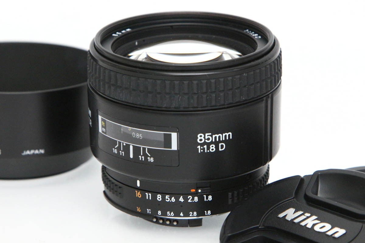 【中古】【良品】ニコン 人工知能学 AF Nikkor 85粍 f/1.8D CA01-R5427-2A1A ニコン Fマウント Nikon 単興味の中心 NIKKOR AF フルサイズ