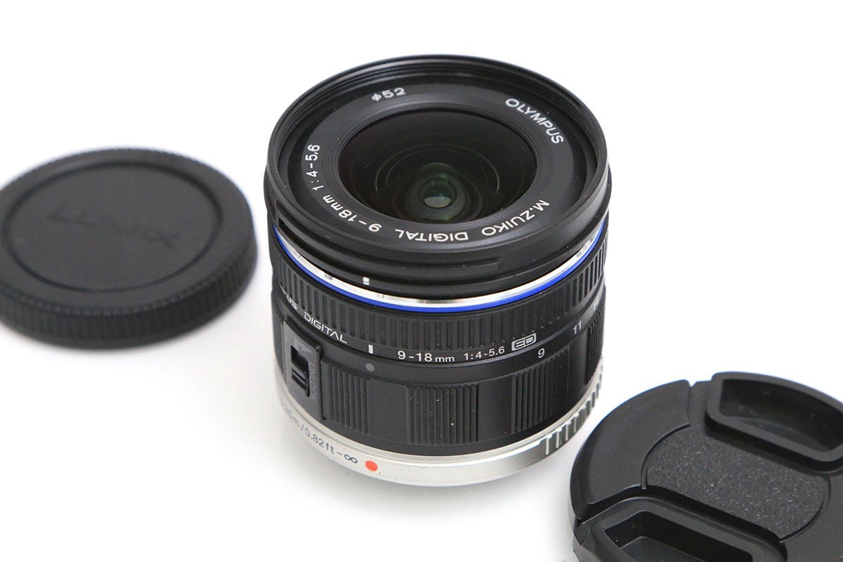 【中古】【並品】オリンパス M.ZUIKO DIGITAL ED 9-18粍 F4.0-5.6 CA01-B5786-3T3D オリンパス OLYMPUS M.ZUIKO マイクロフォーサーズマウント 広角望遠レンズ AF/MF