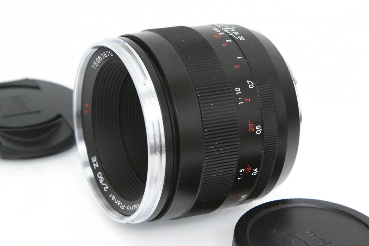 【中古】【良品】カールツァイス Makro Planar T* 2/50 ZE（EFマウント) CA01-R5411-2R6B Carl Zeiss EFマウント フルサイズ 単興味の中心 マクロ命令水晶体 MF 中古