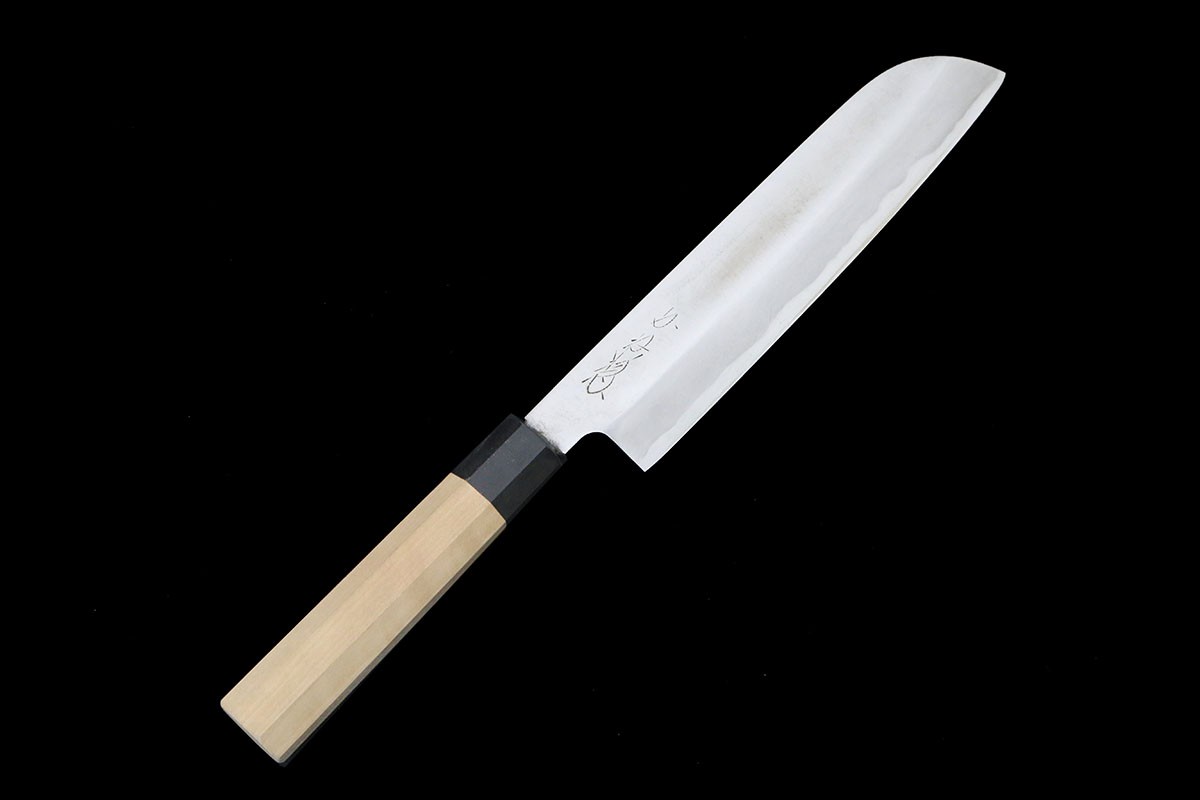 【中古】【良品】かね惣 薄刃まかない方 霞 八寸 朴柄 KN02-B5773-2L1D 和まかない方 230粍 23珊 中古