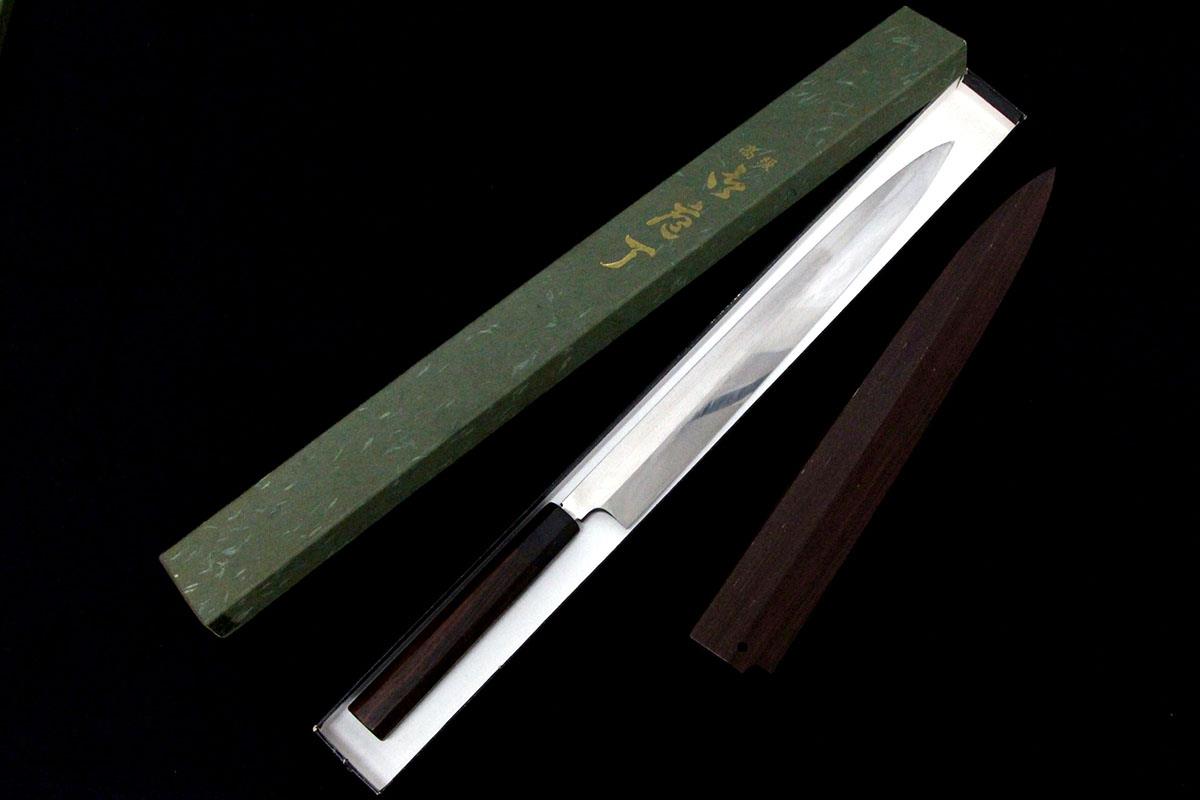 楽天市場】【中古】【並品】一竿子忠綱 特別打 身卸出刃包丁 八寸 霞