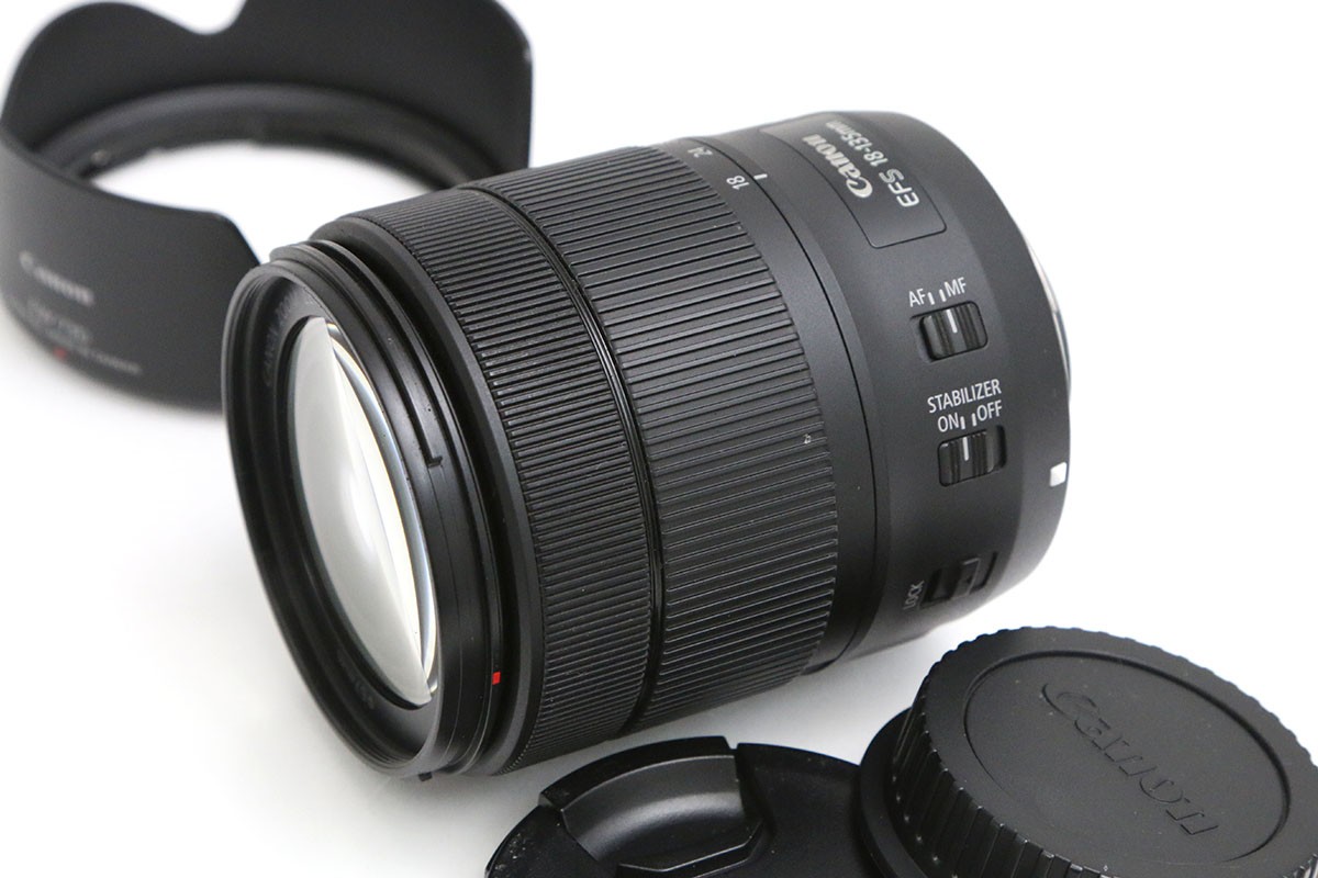 【中古】【良品】キヤノン EF-S18-135粍 F3.5-5.6 IS USM CA01-B5843-2M3C Canon EFマウント APS-C 標準尺度望遠レンズ 高倍率 手ブレ手を加える 中古