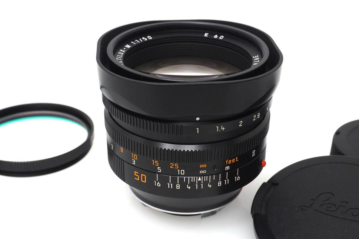 【中古】【並品】ライカ NOCTILUX-M 50粍 F1 E60 ボンネット組み込み CA01-R055-2O1A ノクチルックス ライツ leitz Mマウント 単興味の中心 水晶体