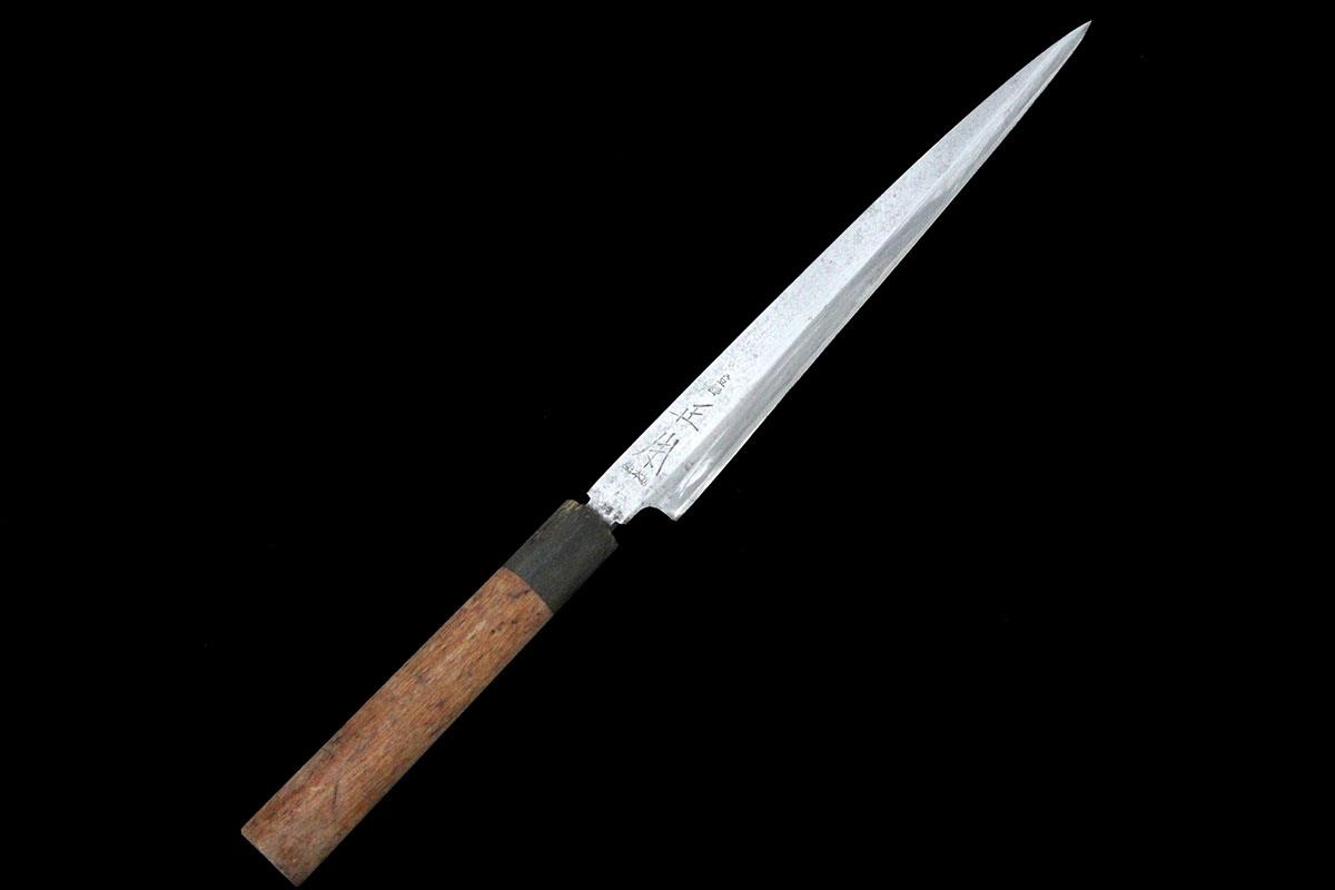 専用22万円正本総本店純日本鋼　ふぐ本焼き包丁一尺　玉青鋼本焼 鏡面仕上げ 純鋼ふぐ引庖刀 – 包丁の築地正本