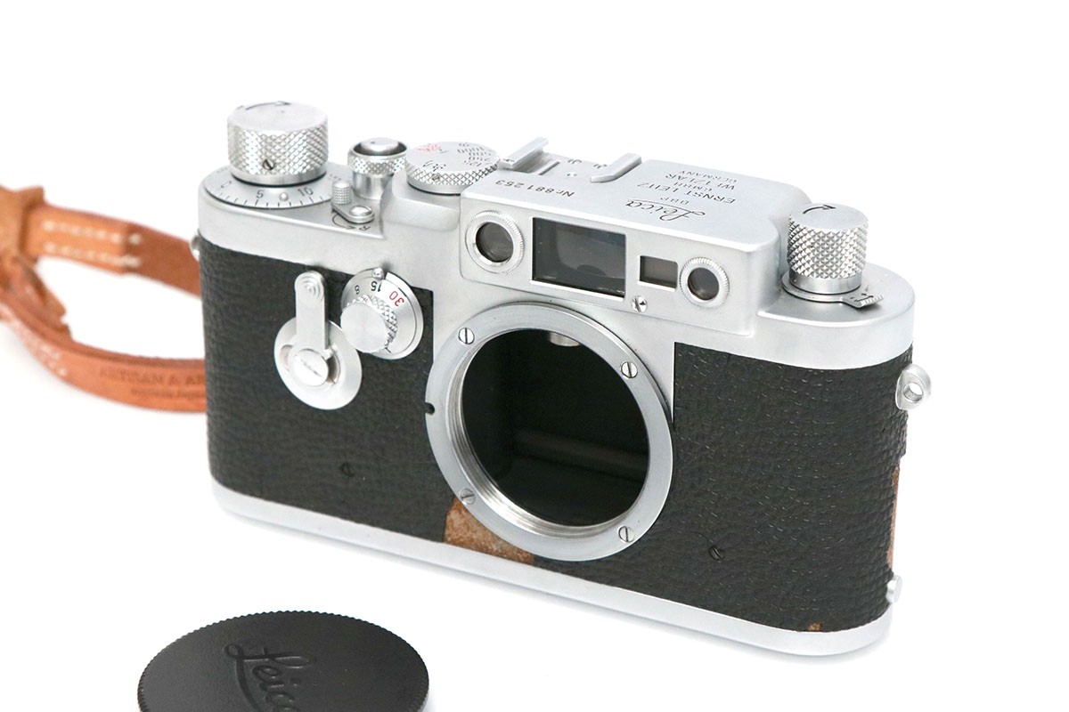 【中古】【並品】ライカ IIIg CA01-M3488-2E3 バルナック ライカ Lマウント セルフタイマー パララックス自動小銃手を加える