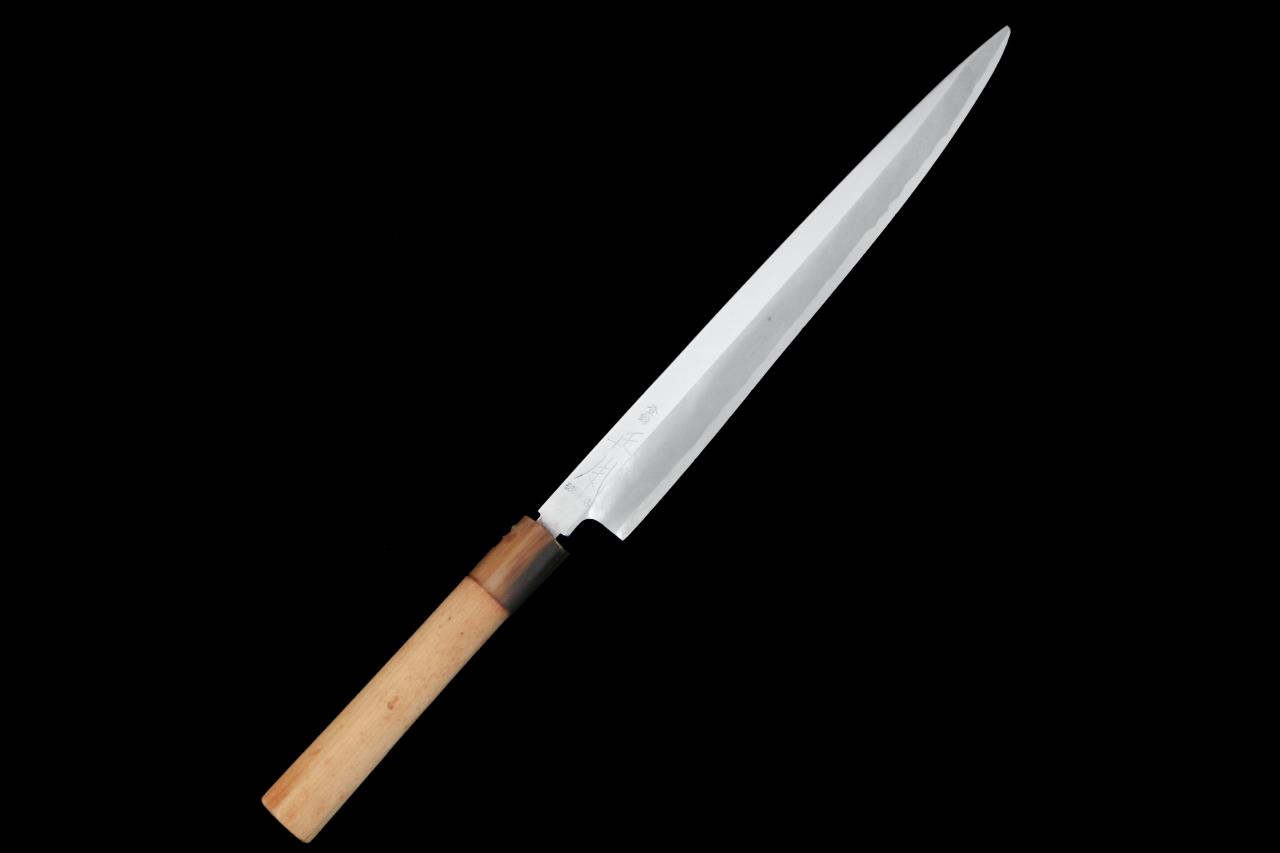 粉鉄　本焼　切付包丁　康之 丸越産業　8寸　片刃牛刀　刺身包丁　包丁 223560-5.jpg