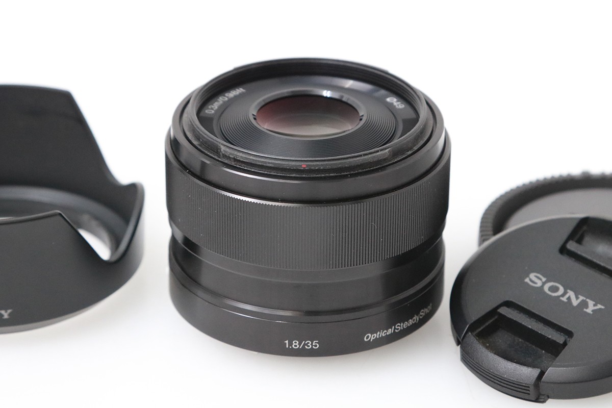 【中古】【良品】ソニー E 35粍 F1.8 OSS SEL35F18 CA01-M6438-2M2C SONY ソニー α Eマウント 単興味の中心 AF APS-C 手ブレ手を加える