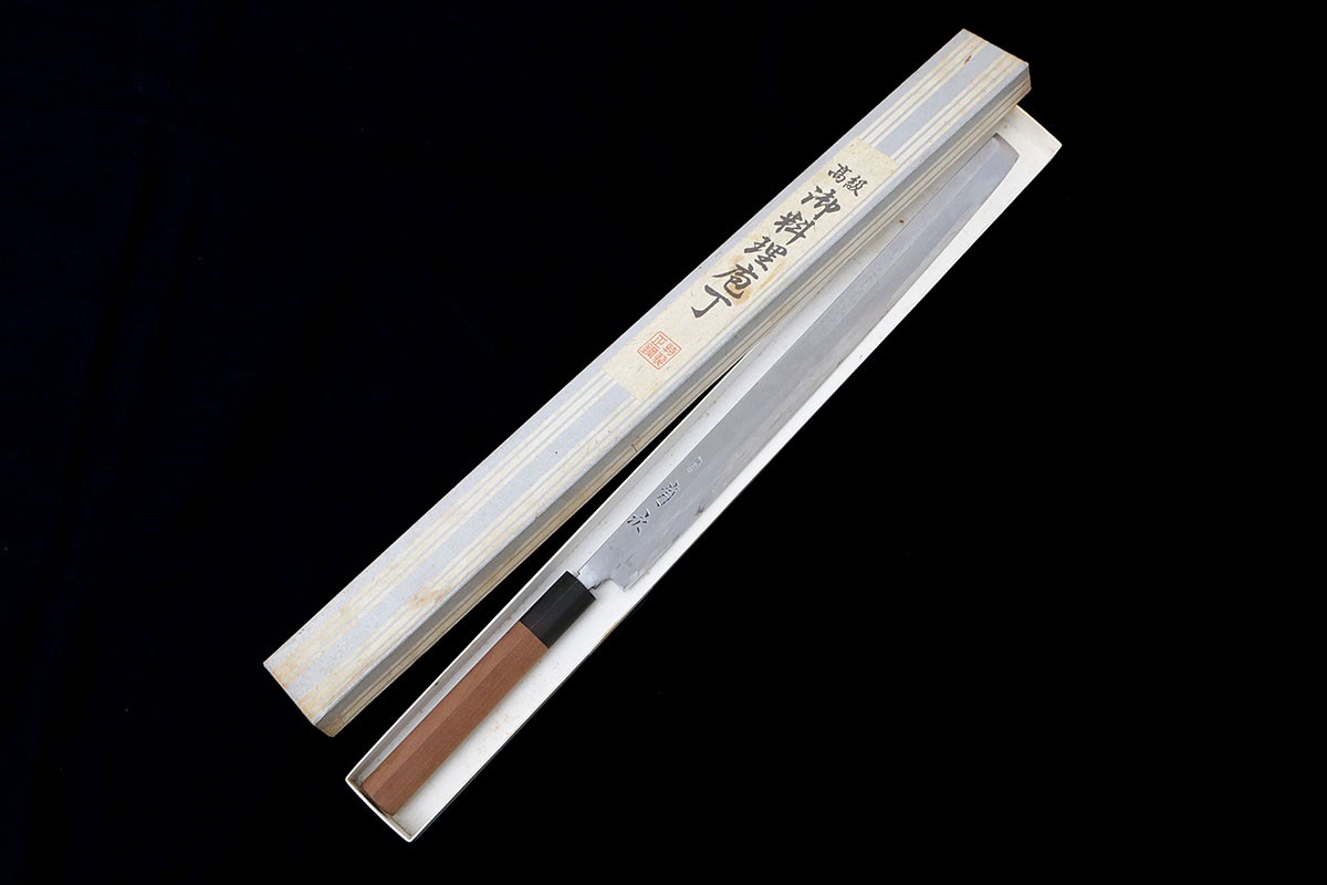 楽天市場】【中古】【美品】源玄磨 蛸引包丁 尺二 霞 朴柄 λA5310-2L1C