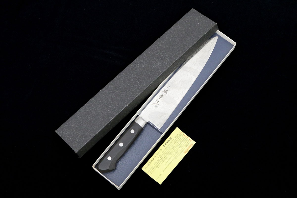 高鳳　勘所切付け包丁　9寸　銀三 楽天市場】【中古】【未使用品】高鳳 和牛刀 包丁 厚口 九寸