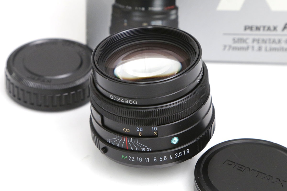 【中古】【並品】ペンタックス smc PENTAX-FA77mm F1.8 Limited ブラック CA01-B2299-2O4 PENTAX Kマウント フルサイズ 単焦点 中古
