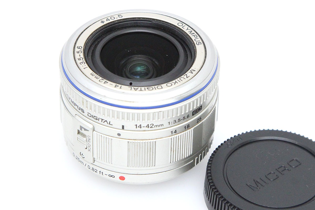 【中古】【並品】オリンパス M.ZUIKO DIGITAL ED 14-42mm F3.5-5.6 CA01-P280-2N1D OLYMPUS マイクロフォーサーズ 標準ズーム 中古