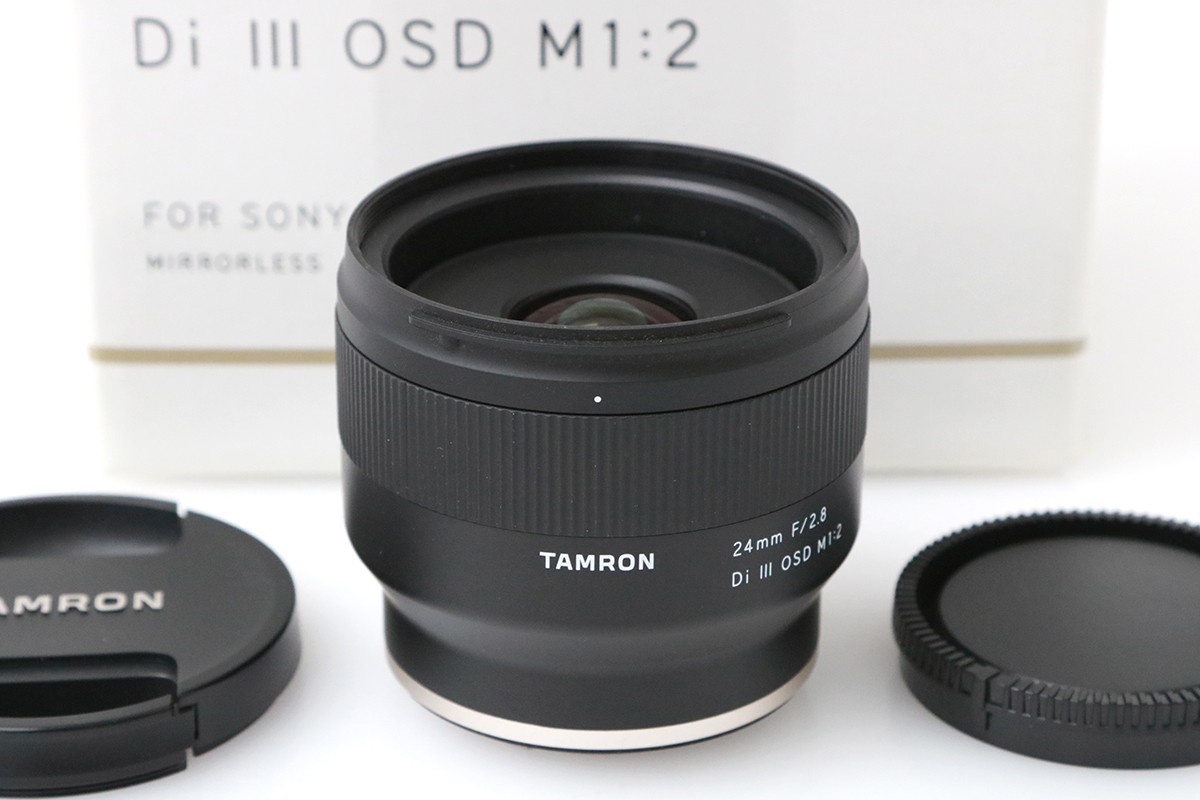 【中古】【美品】タムロン 24mm F/2.8 Di III OSD M1：2 (Model F051) ソニーEマウント用 CA01-M4802-2A4 TAMRON Eマウント フルサイズ 単焦点 中古