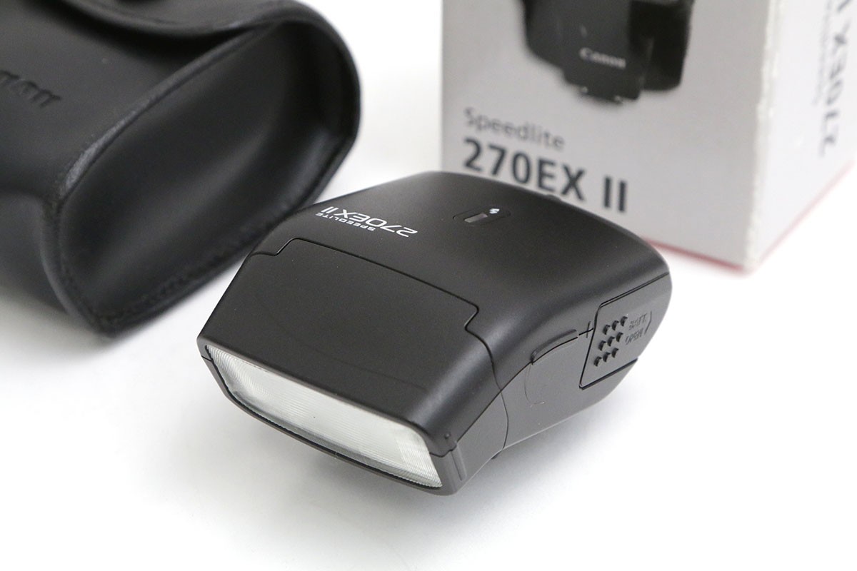 【中古】【美品】キヤノン スピードライト270EX II CA01-B4941-2D4 Canon クリップオン ストロボ フラッシュ ワイヤレス 単3 中古