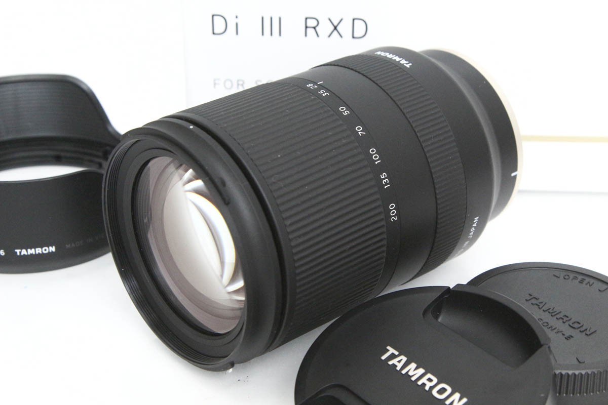 【中古】【良品】タムロン 28-200粍 F/2.8-5.6 Di III RXD (Model A071) CA01-R4407-2S4 TAMRON Eマウント フルサイズ 標準尺度望遠レンズ 高倍率 中古