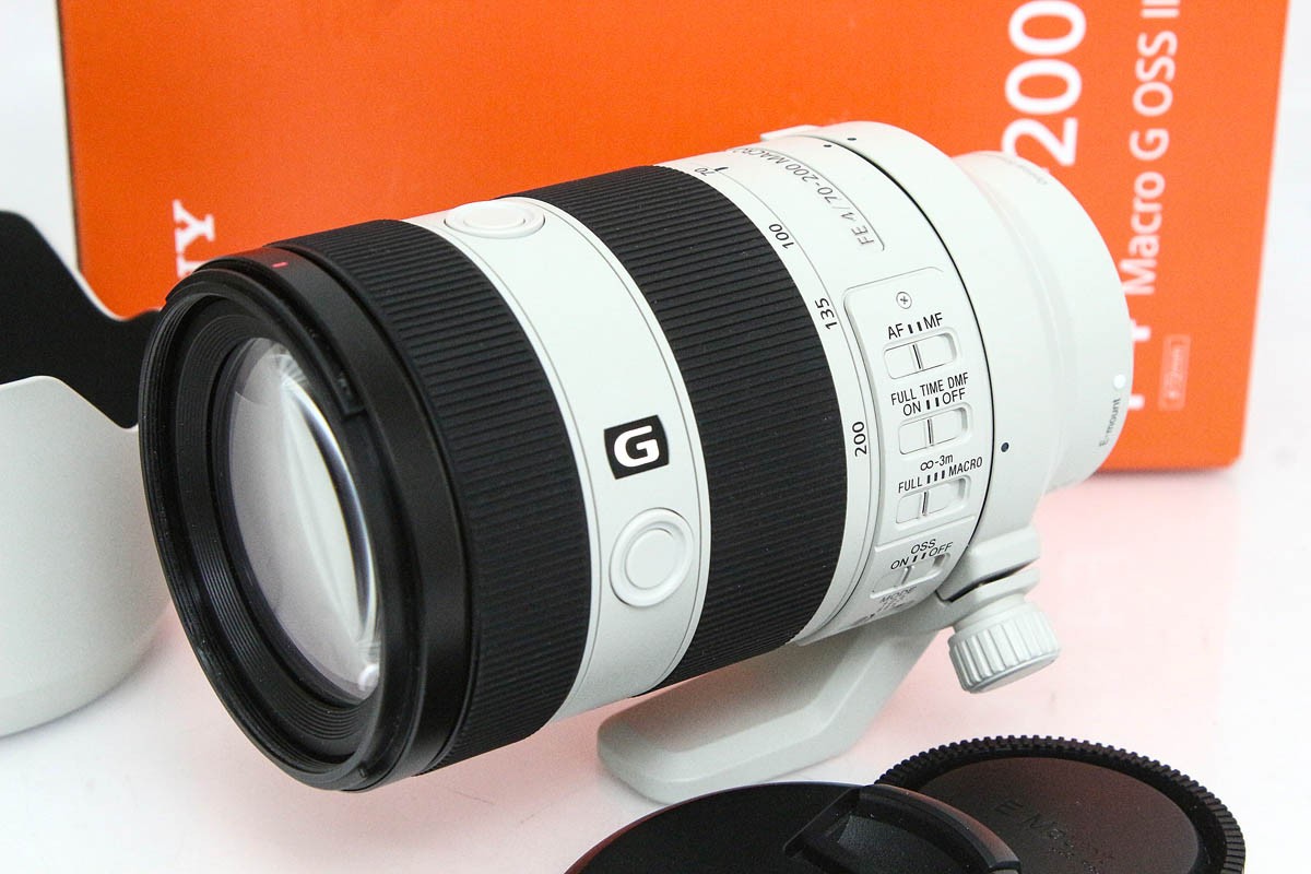 【中古】【美品】ソニー FE 70-200粍 F4 Macro G OSS II SEL70200G2 CA01-R4408-3X2 SONY Eマウント フルサイズ 望遠望遠レンズ 手ブレ手を加える G水晶体 中古