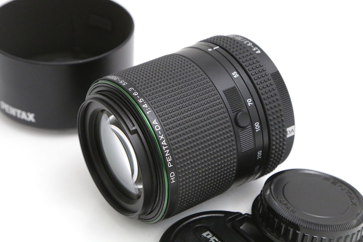 【中古】【並品】ペンタックス HD PENTAX-DA 55-300mmF4.5-6.3ED PLM WR RE CA01-B50401-2M2B Kマウント APS-C 望遠ズーム 超望遠 中古