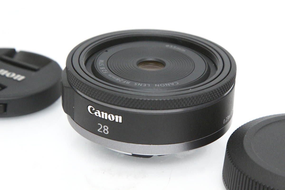 【中古】【美品】キヤノン RF28mm F2.8 STM CA01-R4597-2R6B CANON キヤノン RFマウント 単焦点 AF/MF フルサイズ 広角 パンケーキ