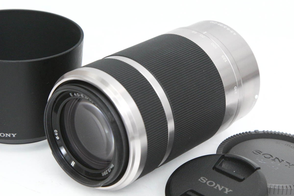 【中古】【並品】ソニー E 55-210mm F4.5-6.3 OSS SEL55210 CA01-R4583-2A2B SONY ソニー α Eマウント 望遠ズーム AF APS-C 手ブレ補正
