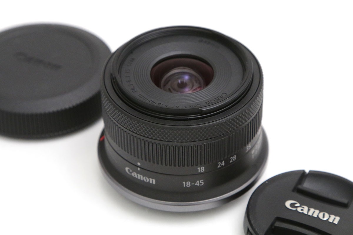 【中古】【並品】キヤノン RF-S18-45mm F4.5-6.3 IS STM CA01-B3628-2M7A Canon RFマウント APS-C 標準ズーム 手ブレ補正 中古