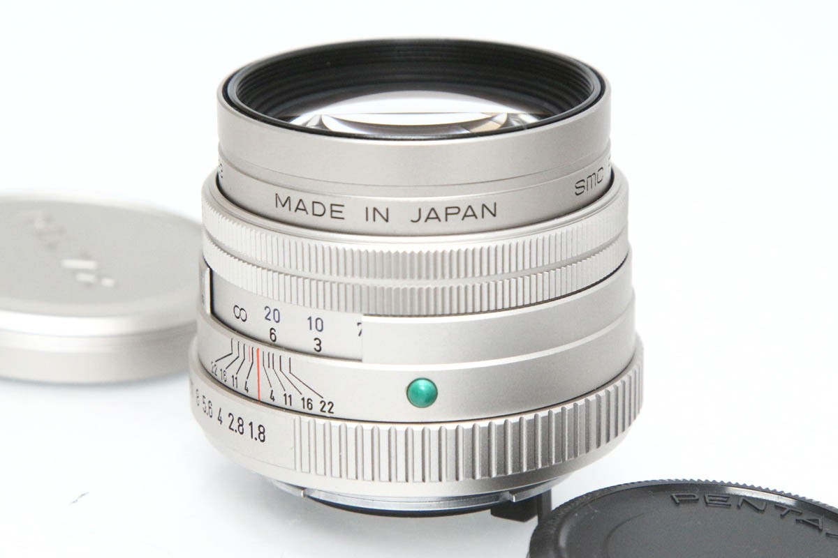 【中古】【良品】ペンタックス FA77mmF1.8 Limited しろがね色 CA01-R3139-2M3A PENTAX Kマウント フルサイズ 単興味の中心 中望遠 中古