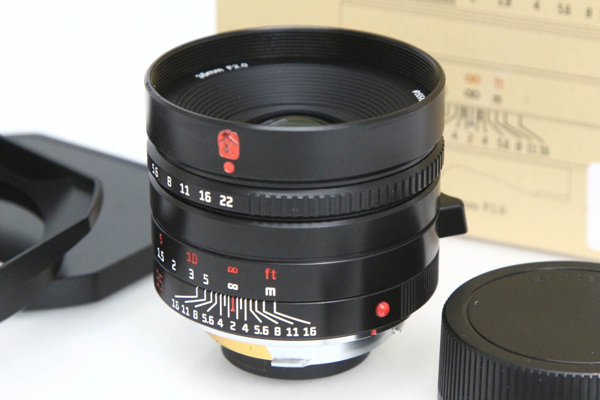 【中古】【美品】7Artisans 7Artisans 35mm F2.0 II 3520LMB2 CA01-R3479-3X2 七工匠 Mマウント フルサイズ 単焦点 MF 中古