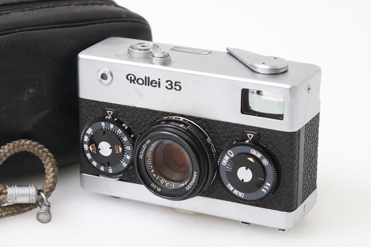 【中古】【お買い得品】ローライ Rollei 35 シルバー GERMANY CA01-M5387-3U1A 35mm 40mm F3.5 コンパクト フィルムカメラ ドイツ製 中古