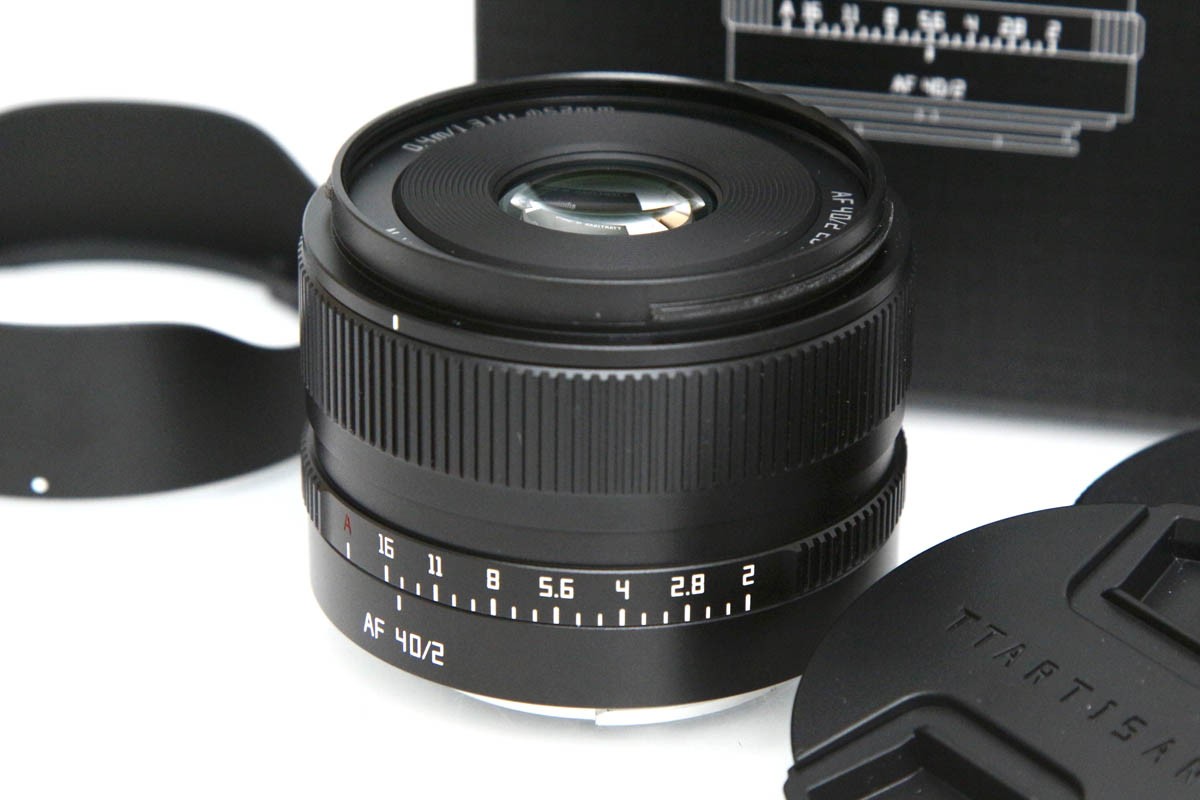 【中古】【極美品】銘匠光学 TTArtisan AF 40粍 f/2 [ソニーE用] CA01-R3623-2B3 銘匠光学 α Eマウント 単興味の中心 AF フルサイズ