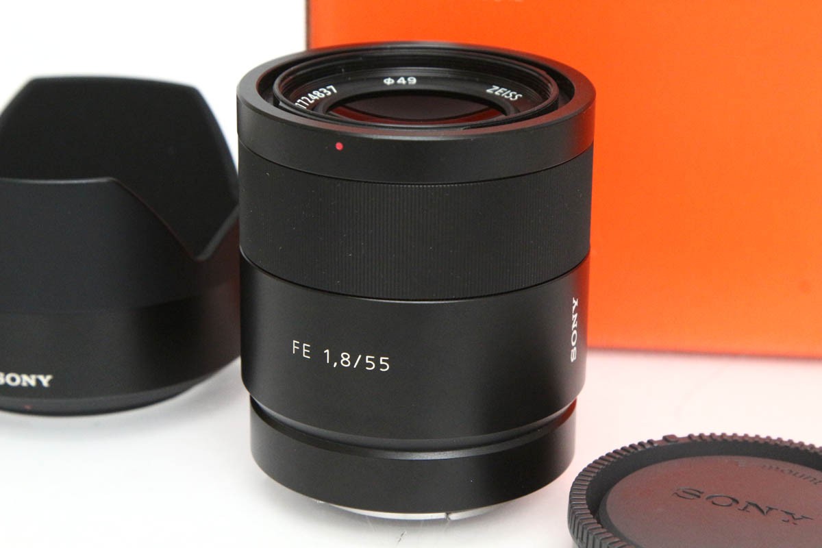【中古】【良品】ソニー Sonnar T* FE 55粍 F1.8 ZA SEL55F18Z CA01-R3646-2N3 SONY ソニー α Eマウント 単興味の中心 AF フルサイズ 大差しわたし