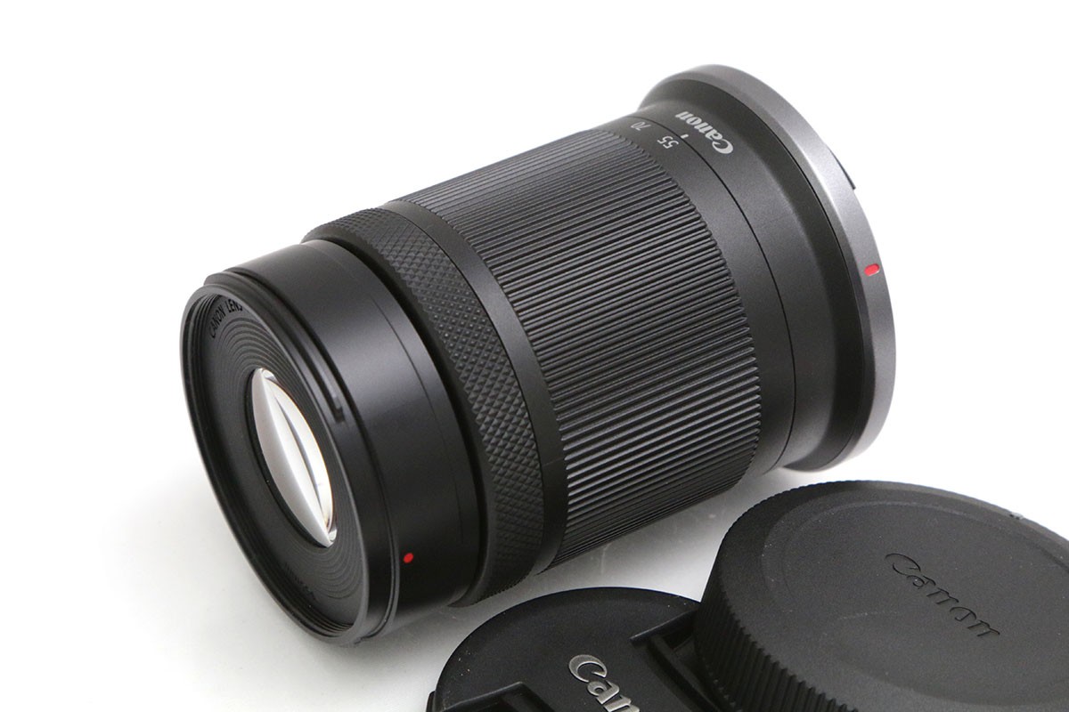 【中古】【美品】キヤノン RF-S55-210mm F5-7.1 IS STM CA01-B4183-2M2C Canon RFマウント APS-C 望遠ズーム 手ブレ補正 中古